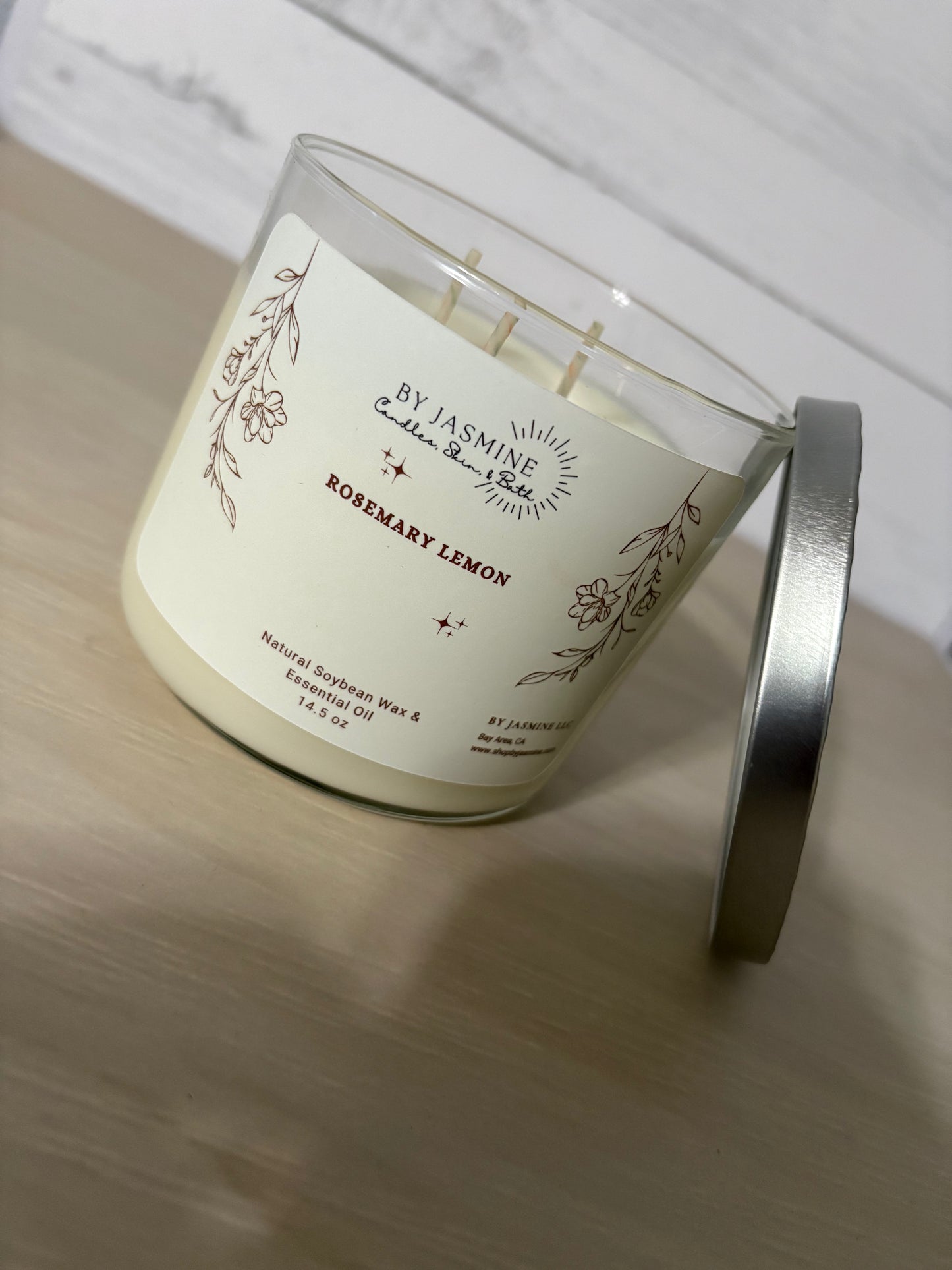 Rosemary Lemon 3 Wick Candle